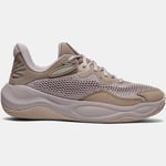 Chaussure de basket en daim Curry Splash 24 unisexe Taupe Dusk / Tetra Gris / Timberwolf Taupe 42