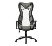 Fauteuil gamer BXGAMING Cobra blanc et gris