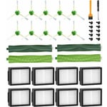 Alovez - Pièces de Rechange pour iRobot Roomba E5 E6 i7 i7+ i3 i3+ i4 i4+ i6 i6+ j7 j7+, Kits Accessoires Remplacement pour Roomba i/e/j Séries, 4