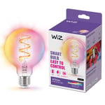 WiFi Smart LED E27 G95 40W Filament Färg + Varm-kallvit 470lm