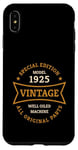 Coque pour iPhone XS Max Vintage 100e anniversaire Né en 1925 Vintage 100 ans Cadeau