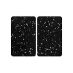 Protection plaque de cuisson Terrazzo en verre trempé Wenko Pour toute plaques, Couvre plaque de cuisson, planche à découper, Lot de 2, 52x30cm,