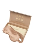 Lenoites Mulberry Sleep Mask With Pouch Rose Gold Guld