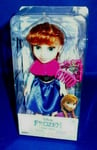 DISNEY PRINCESS COLLECTOR MINI PETITE ANNA DOLL WITH COMB, NEW