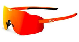 Lunettes koo supernova orange fluo   verres rouge miroir