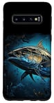 Coque pour Galaxy S10 Portrait de thon rouge pêche en haute mer pêcheur pêcheur, art