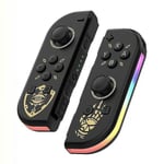 Trådlös handkontroll kompatibel med Nintendo Switch, Oled, Lite Gamepad Joystick (l/r) Ersättning med Rgb Höger - Black