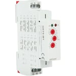 Relais temporisé GRT8-M1 avec 10 fonctions 35MM montage rail din ac/dc 12V 240V 50-60Hz - Forehill