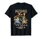 Mama of the Wild One Zoo Birthday Woodland Animals T-Shirt