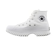 CONVERSE Femme Chuck Taylor All Star Lugged 2.0 Sneaker, White/Egret/Black, 41 EU