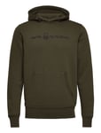 Bowman Hood Sport Sweat-shirts & Hoodies Hoodies Khaki Green Sail Racing