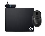 Logitech G309 Lightspeed Langaton Pelihiiri x G PowerPlay Langaton Latausjärjes