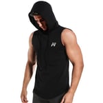 MEETWEE Debardeur Homme Tee Shirt sans Manche Homme Gilet Debardeur sans Manches à Capuche pour Homme Hommes Running Fitness Gilet Respirant Debardeur