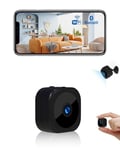 AOBOCAM Camera Espion，WiFi 1080P Bluetooth Mini Caméra de Surveillance Interieur/Extérieur sans Fil avec Enregistrement WiFi A Distance Discrete Mini Détection Mouvement Vision Nocturne (XS) (-1)