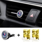 (SAAB Köln) 1 kpl Air Outlet Aromatherapy Clip Car kiinteä hajuveden raikastaja Saab 93 93X 95 96 94X 92X 99 9X 9000 900 TurboX Phoenix Sonett