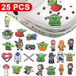 25PCS Star Wars PVC Shoes Charms For Croc And Jibbitz Decoration Accessories