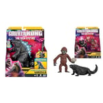 MonsterVerse Godzilla x Kong: The New Empire, 7-Inch Authentic Titan Evolution & Godzilla x Kong: The New Empire, 3.5-Inch Suko and Titanus Doug Action Figure Toys, Iconic Collectable Movie Characters