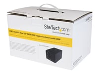 Startech.Com Usb 3.0 / Esata Hot Swap Hdd Enclosure With Uasp - 2-Bay Trayless 3.5" Sata Iii (6 Gbps) Hard Drive Enclosure (S352bu33rer) - Harddisk-Array - 2 Fack (Sata-600) 0 - Usb 3.0, Sata 6Gb/S (Extern) - För P/N: Sva12m5na