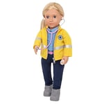 Our Generation BD31280Z Kaylin 45419 HCM Kinzel Poupée ambulancier avec Accessoires de poupée et Cheveux Longs blonds à coiffer – Jouet pour Enfants à partir de 3 Ans