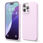 elago Compatible with iPhone 16 Pro Max Case, Premium Liquid Silicone Case, Full Body Protective Cover, Shockproof, Slim Phone Case, Anti-Scratch Soft Microfiber Lining, 6.9 inch (Light Lilac)