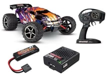 Traxxas 71076-8 E-Revo VXL 1/16 Brushless TSM RTR + Battery & USB Charger Blue