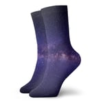 AEMAPE Chaussettes Galaxy Infinity Milky Way Orbit Mens Outdoor Sport Basketball Crew Chaussettes