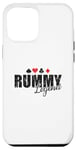 Coque pour iPhone 12 Pro Max Rummy Legend Hobby Jeu de cartes Romme