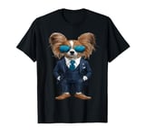 Men Woman Papillon Dog Suit Papillon Dog T-Shirt