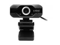 Webcam Full Hd Usb-A Negro Savio Ak-01