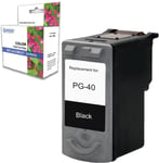 Cartouche compatible pour Canon PG-40 XL Noir PG-40XL PIXMA Imprimante MP140 MP160 MP150