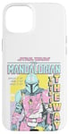 iPhone 15 Plus Star Wars The Mandalorian Pop Art Poster Case