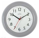 Wycombe Grey Kitchen Wall Clock 21417