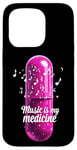 Coque pour iPhone 15 Pro Music is my Medicine for Music Lovers for a Music Lover