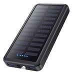 Power Bank 26800mAh, 5 Outputs 【PD 25W QC 4.0 Fast Charging】 Portable Charger, Pxwaxpy External Battery Pack with 2 Inputs Compatible with iPhone, Samsung, Android etc