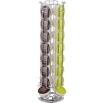 TOROTON Dolce Gusto Pod Holder, Pod Stand Rack for 32 Coffee Capsule, Elegant and Modern Chrome Finish