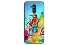 1001 Coques Coque et étui téléphone mobile silicone gel huawei mate 20 lite motif mocking bird