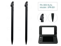 2 x Black Stylus for Nintendo 3DS XL/LL Plastic Stylus Replacement Parts Pen