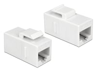 DELOCK 86379 Keystone-modul RJ45-kontakt till RJ45-kontakt Cat.6 UTP v