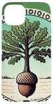 iPhone 15 Plus Oak from Acorn Illustration Tree Lovers mighty Oak tree Case