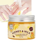  50g Milk Honey Exfoliating Moisturizing Whitening Hand Care Mas FST