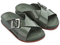 Zaxy Choice BIRKEN AD, Sandale Plate Femme, Forro Polar Verde Con Licencia Oficial de Star Wars Silent One Crew, 35/36 EU