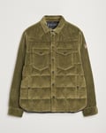 Moncler Grenoble Gelt Corduroy Shirt Jacket Olive