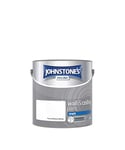 Johnstone's - Wall & Ceiling Paint - Pure Brilliant White - Matt Finish - Emulsion Paint - Fantastic Coverage - Easy to Apply - Dry in 1-2 Hours - 12m2 Coverage per Litre - 2.5L