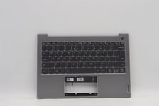 Lenovo ThinkBook 13s G4 IAP Palmrest Cover Keyboard US Europe Grey 5CB1H18275