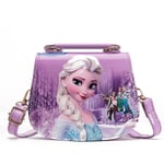 Frozen Elsa Princess Axelväska Barn Flickor Handväska Crossbody Väska Födelsedagspresent (FMY) Purple