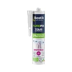 Bostik Mastic de Fixation Purefix Invisible – Colle, Fixe et Jointe Tous Les Matériaux Même Humides – Intérieur et Extérieur – Hybride Polymère – Sans Phtalates et Sans Solvants – Transparent – 290 ml