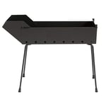 CRUCCOLINI BA12 Barbecue arrosticini à Charbon, Noir, 50 x 13 x 43 cm