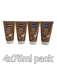 4 x Vaseline Intensive Care Cocoa Hydrate moisturiser with ultra-hydrating 4x75m