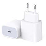 20W iPhone iPad Snabbladdare Apple USB-C Strömadapter EU-kontakt