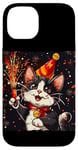 iPhone 14 Ring in the New Year Costume with a Cool Cat Vibe Case